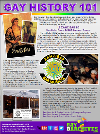 Widely recognized as the oldest gay bar on the planet, Zanzibar open its doors in 1885 and continued to serve the LGBTQ community until 2010. Third in a series of features for Happening Digital Magazine HapDigMag.com #gayhistory #GayHistory101 #ilovegaybars #queer